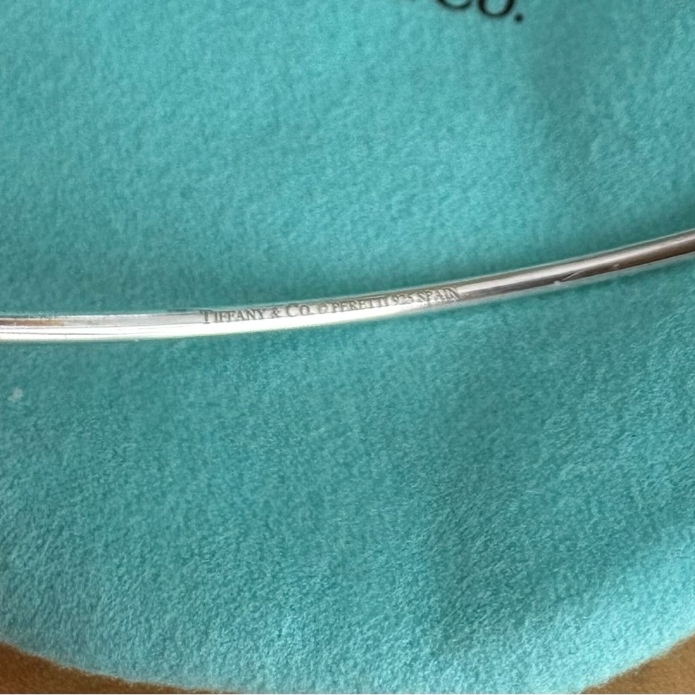 Tiffany & Co. Sterling Silver Elsa Peretti Open Teardrop Bracelet Vintage - Picture 3 of 6